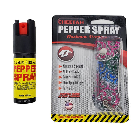 Cheetah Pepper Spray Assorted Design
