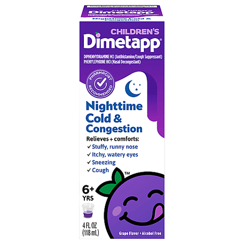 Children's Dimetapp Cold & Cough Nighttime 4oz