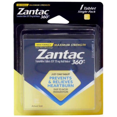 Blister Pack: Zantac 360 2's (12CT)