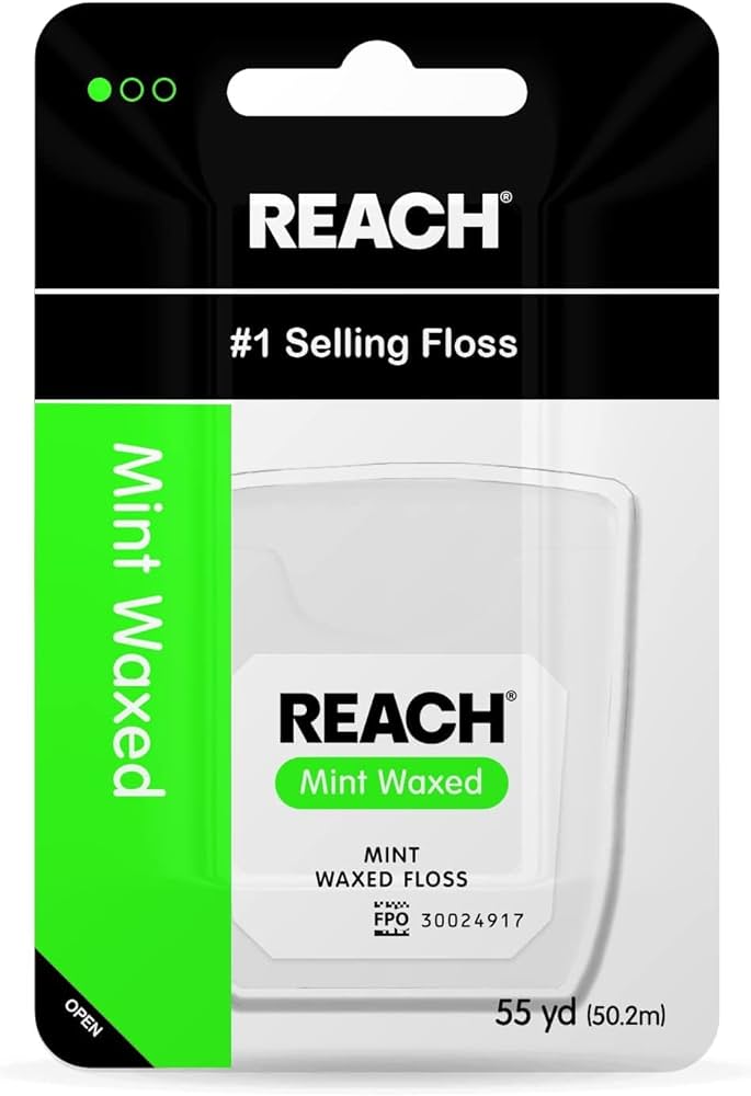 Dental Floss: Waxed Mint