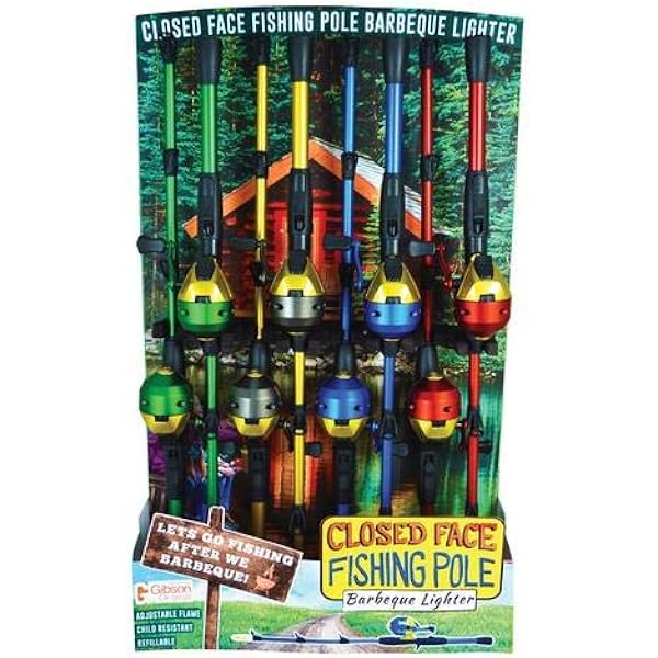 BBQ Lighter: Closed Face Fishing Pole Style (16CT)