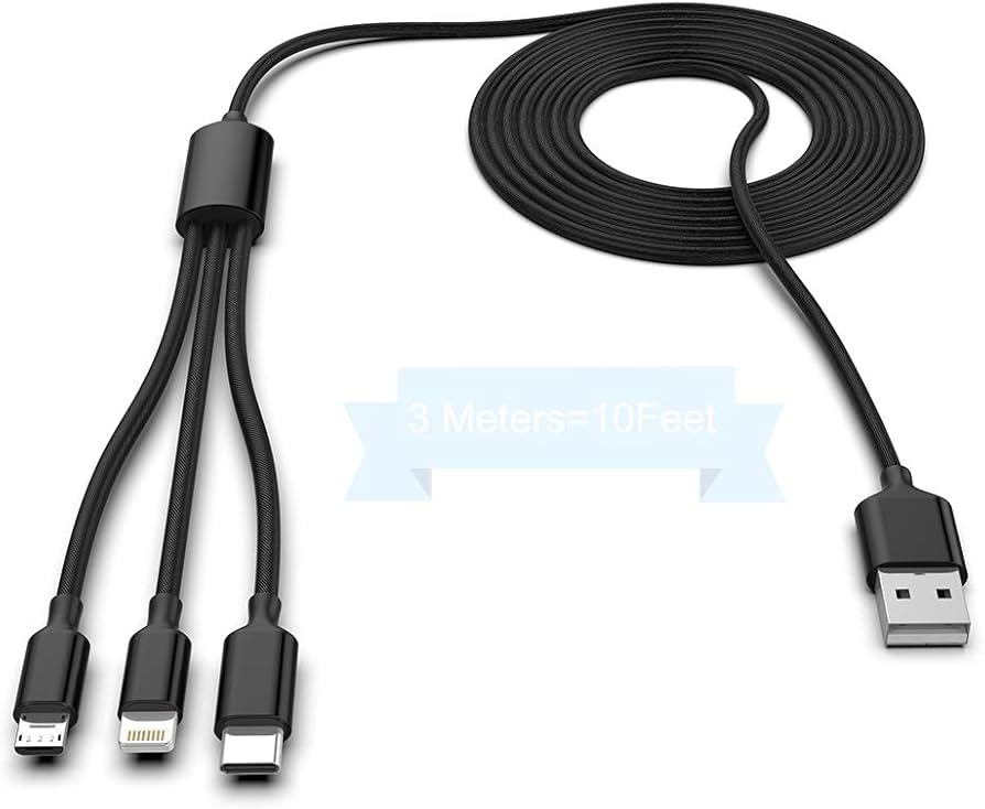 10FT 3in1 Cable