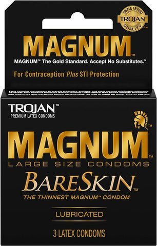Trojan Magnum - Bareskin 3's