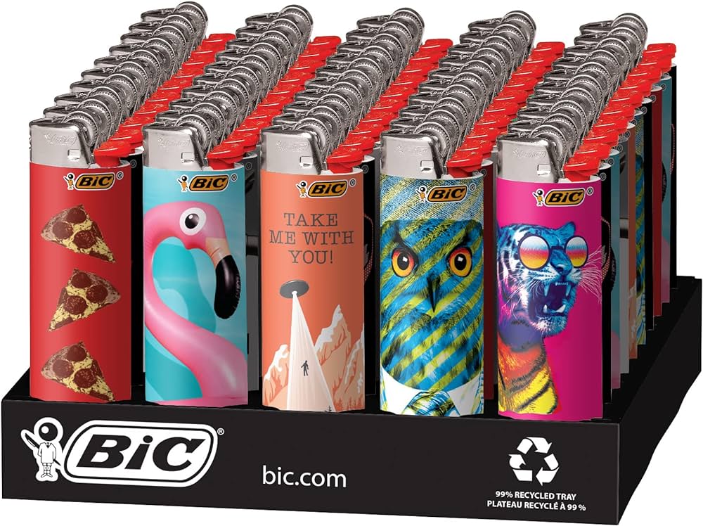 Bic Lighters: Favorite Series Design (50CT)