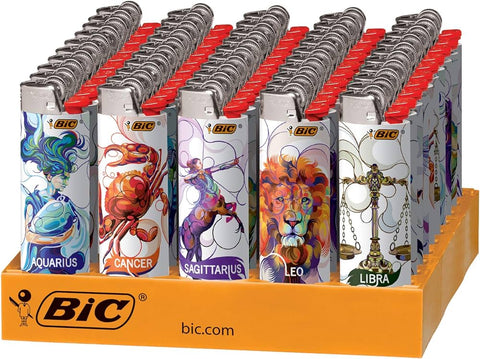 Bic Lighters: Zodiac Design (50CT)