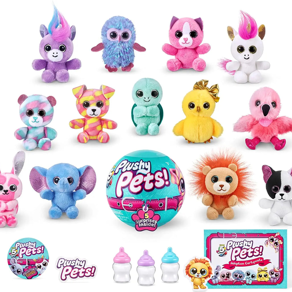 Zuru: 5 Surprise Plushy Pets Display (24CT) - 77167
