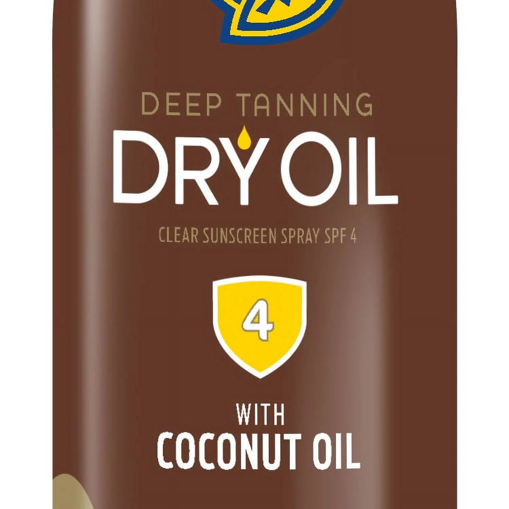 Banana Boat: Dry Oil SPF4 With Coconut Oil 6oz