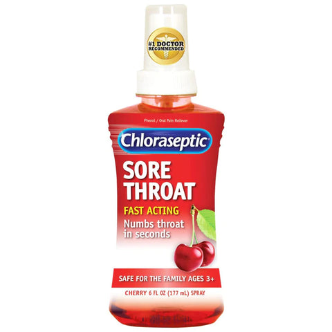 Chloraseptic Sore Throat Spray: Cherry 6oz