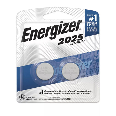 Energizer Battery: 2025 (2 Pack)
