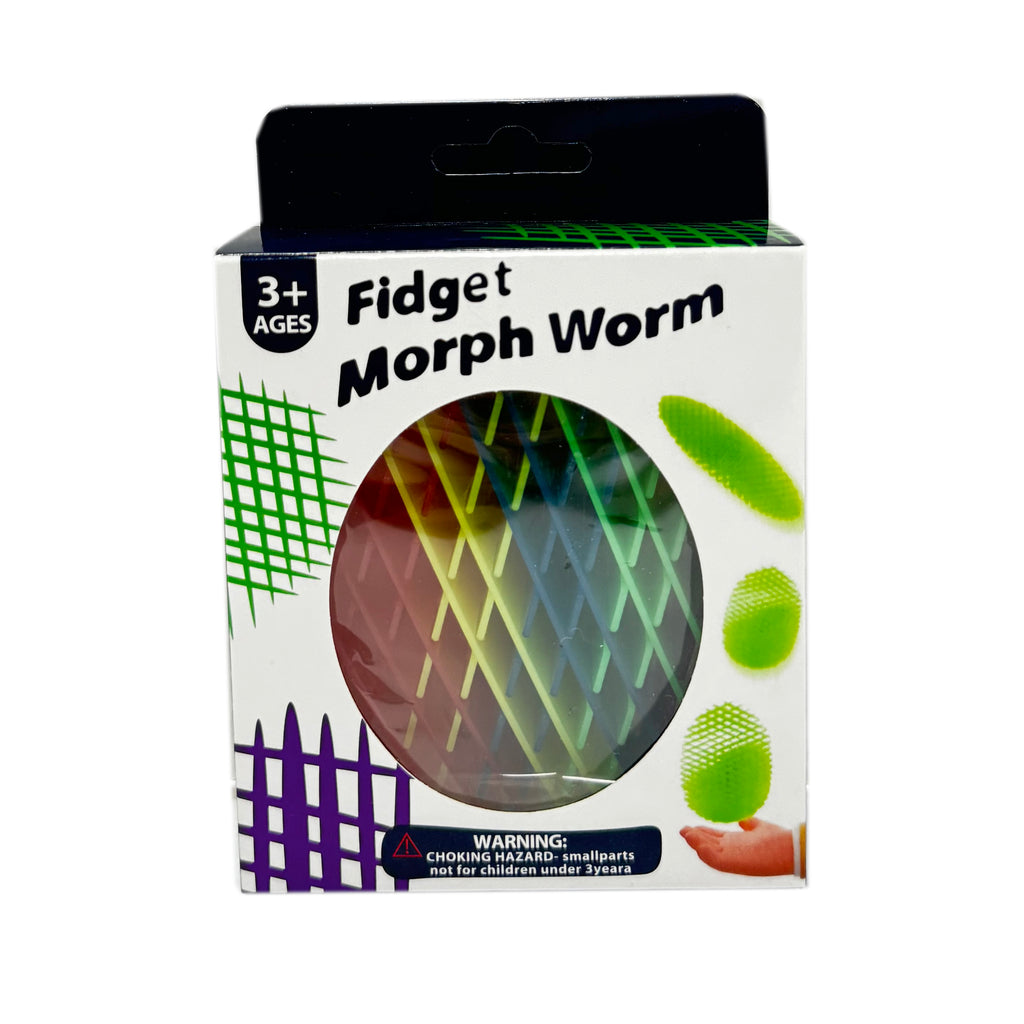 Fidget Rainbow Worm Morph Toy