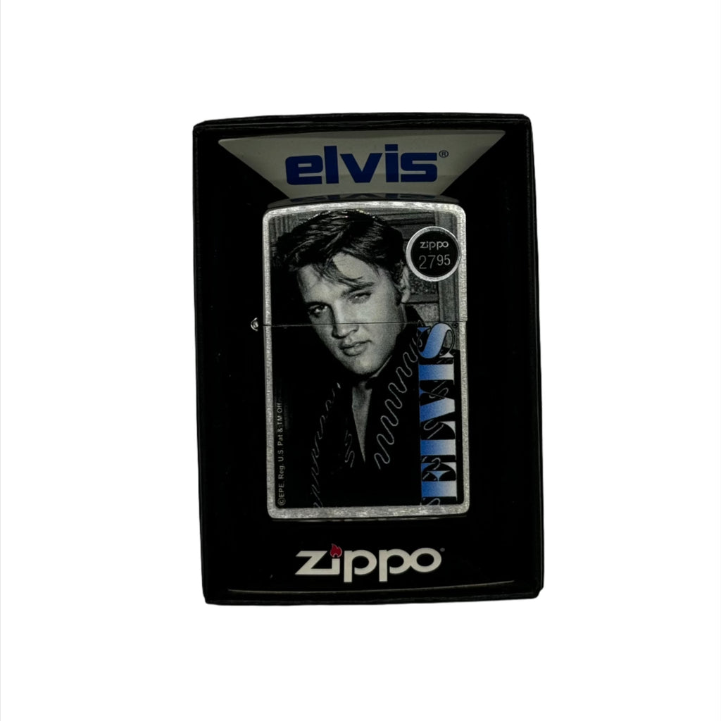 Zippo Lighter: Elvis Blue
