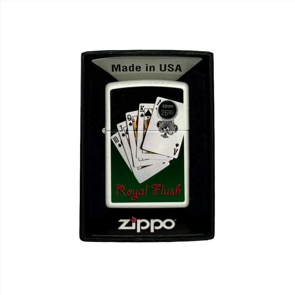 Zippo Lighter: Royal Flush