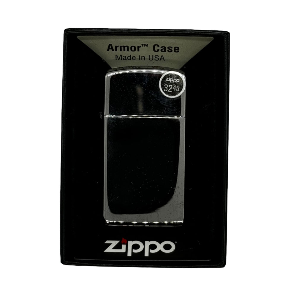 Zippo Lighter: Slim Armor Chrome