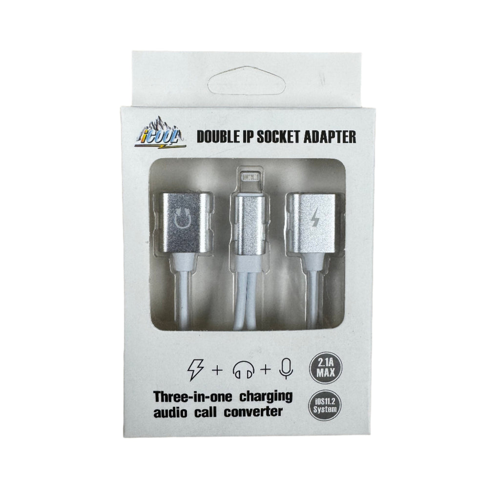 Dual iPhone Adapter - Lightning to Type-C