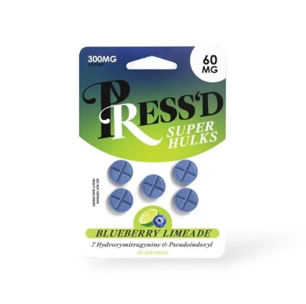 Press'd Super Hulks Capsules 300MG: Blueberry Limeade (10CT)