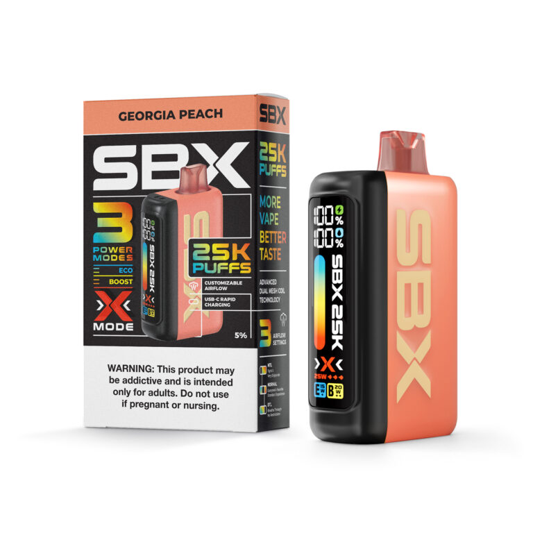 SBX 5% Metatine 25K: Georgia Peach (5CT)