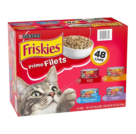 Purina Friskies Cat Food: Prime Filets (48CT)