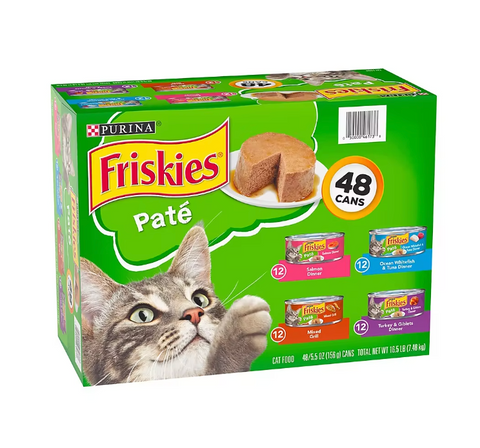 Purina Friskies Cat Food: Pate (48CT)