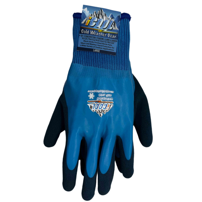 iCool Cold Weather Gloves - Blue (10CT)