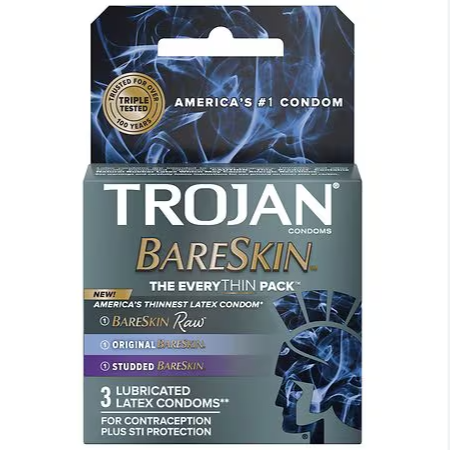 Trojan Bareskin Every Thin Pack 3's (6CT)