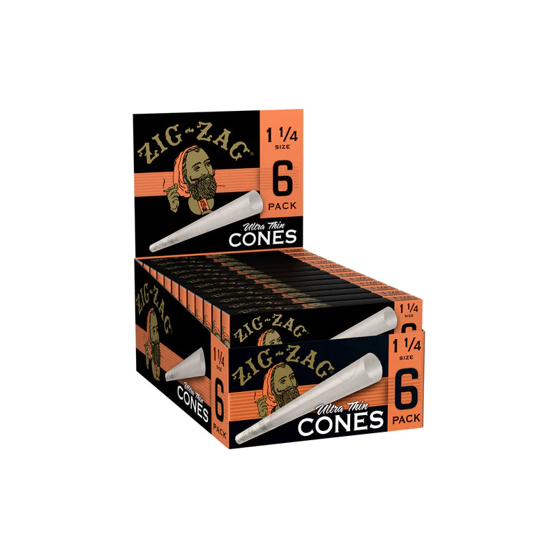 Zig-Zag Cone - Ultra Thin 1-1/4 (6 Pack)