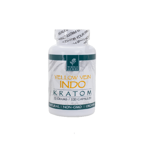 Whole Herbs Bottles: Indo Yellow Vein - 120 Capsules | 72 GMS