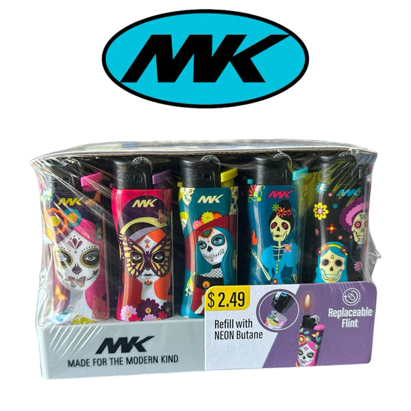 MK Pro Grip Lighters: Mexico Series LA Catrina Set (50CT)
