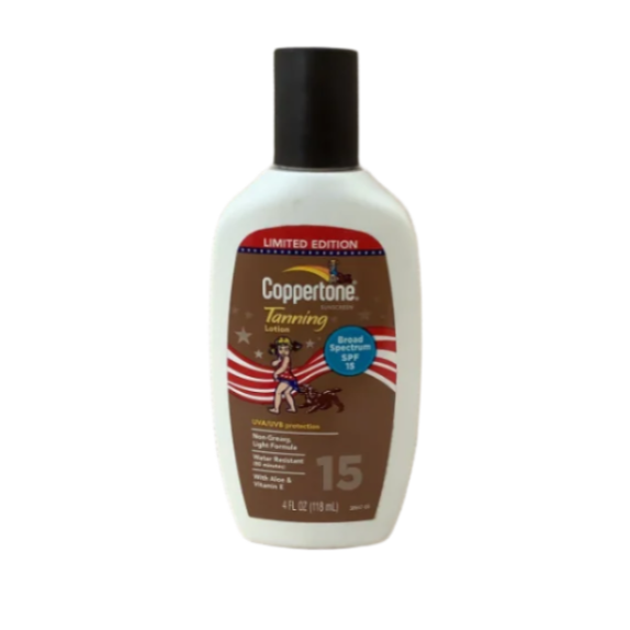 Coppertone Tanning Lotion SPF15 - 4oz *Limited Edition*