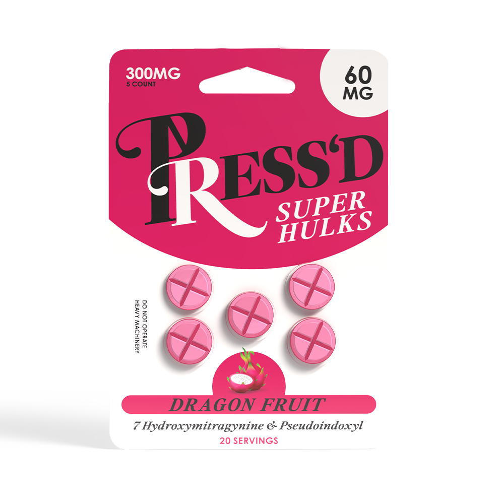Press'd Super Hulks Capsules 300MG: Dragon Fruit (10CT)