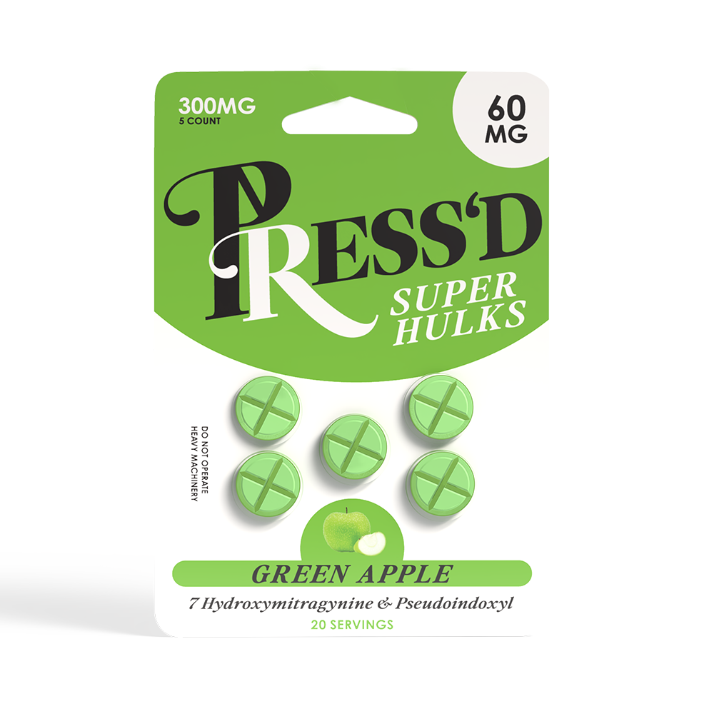 Press'd Super Hulks Capsules 300MG: Green Apple (10CT)