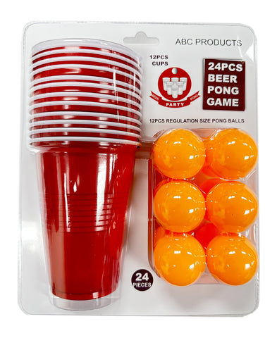 Beer Ping Pong Game Set (24CT)