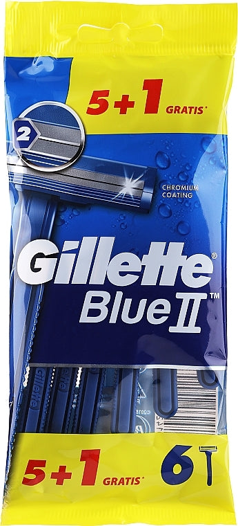 Gillette Razors: Blue II 5's +1