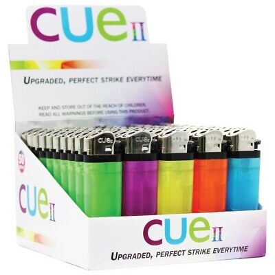 Cue Clear Lighters (50CT)