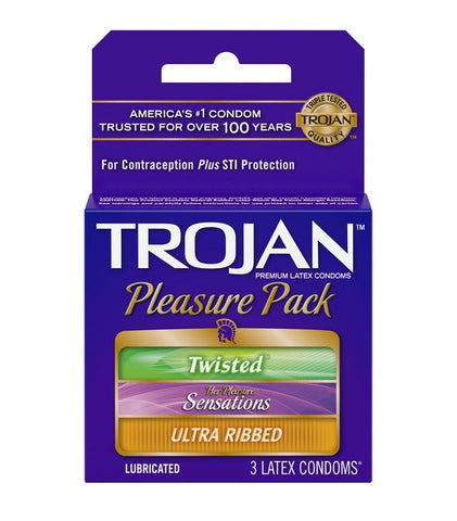 Trojan Pleasure Pack 3's (6CT)