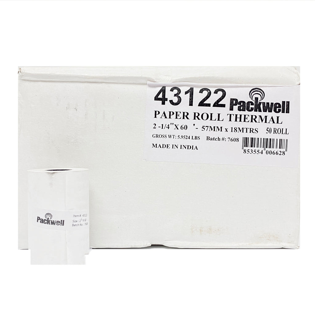 Thermal Paper Roll 2-1/4x50 - 43122 (50CT)