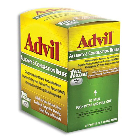 Advil Allergy & Congestion Relief Loose Box 25CT