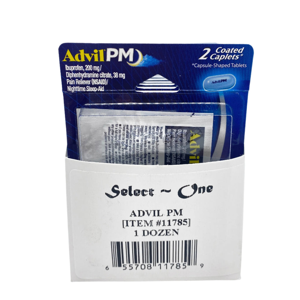 Blister Pack: Advil PM 2's (12CT)