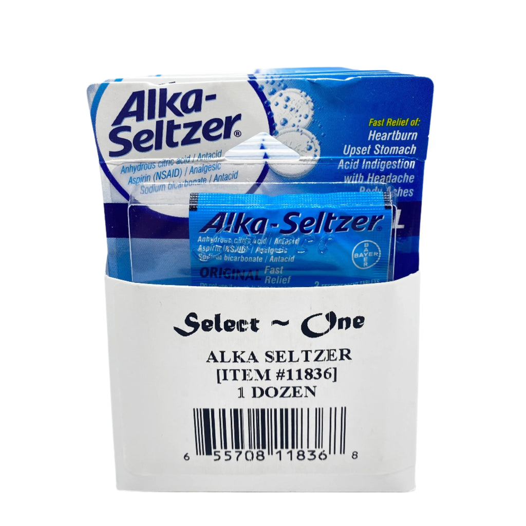 Blister Pack: Alka Seltzer 2's (12CT)