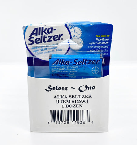 Blister Pack: Alka Seltzer 2's (12CT)