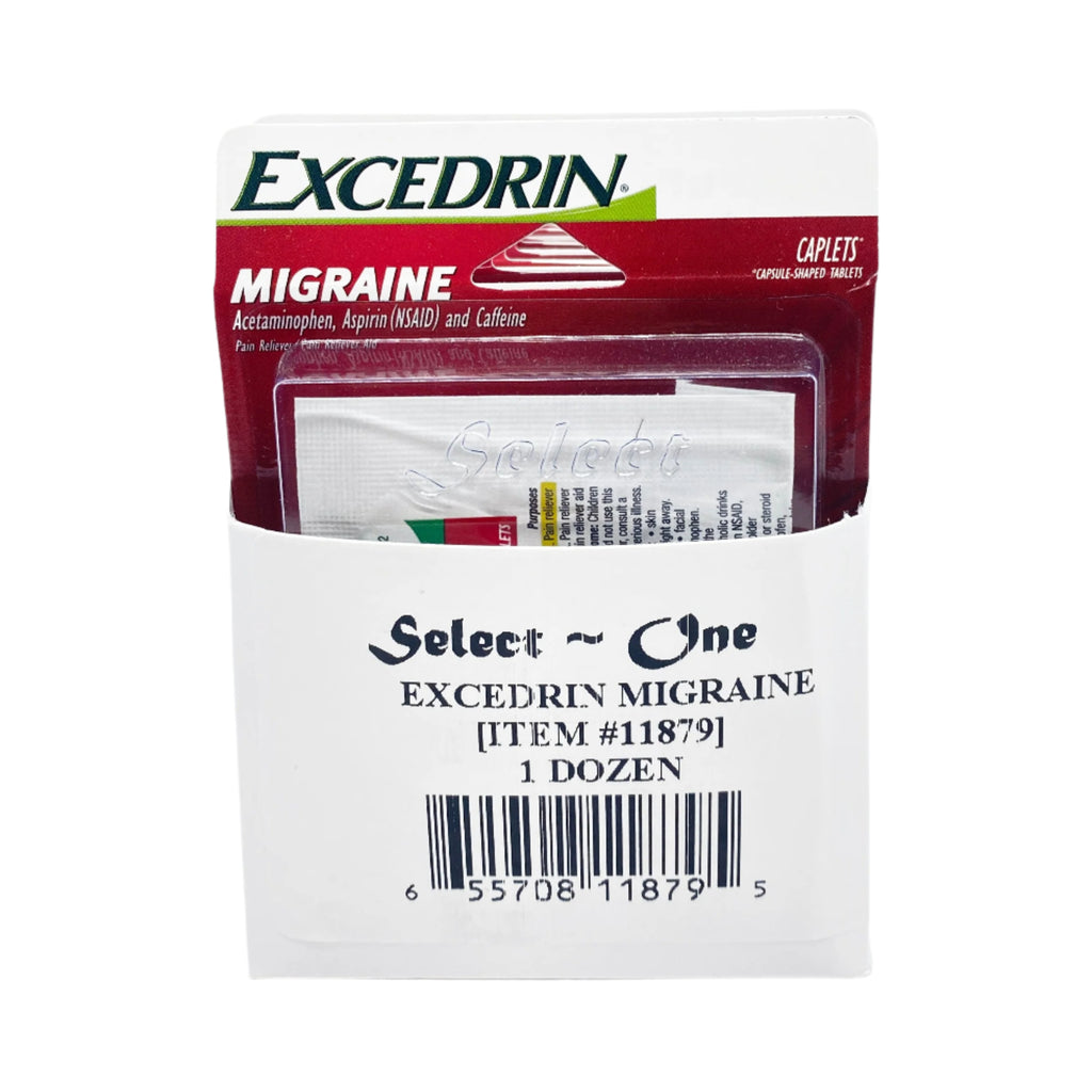 Blister Pack: Excedrin Migraine 2's (12CT)