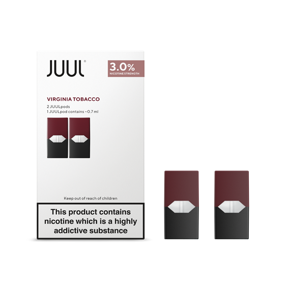 Juul Pod Virginia Tobacco 3% - 2Pack ABC Products Inc. Juul Pod Virginia Tobacco 3% - 2Pack ABC Products Inc.