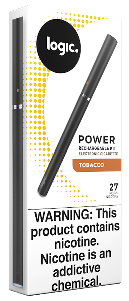 Logic Power Rechargeable Kit Tobacco 27mg (5CT) – ABC Products Inc