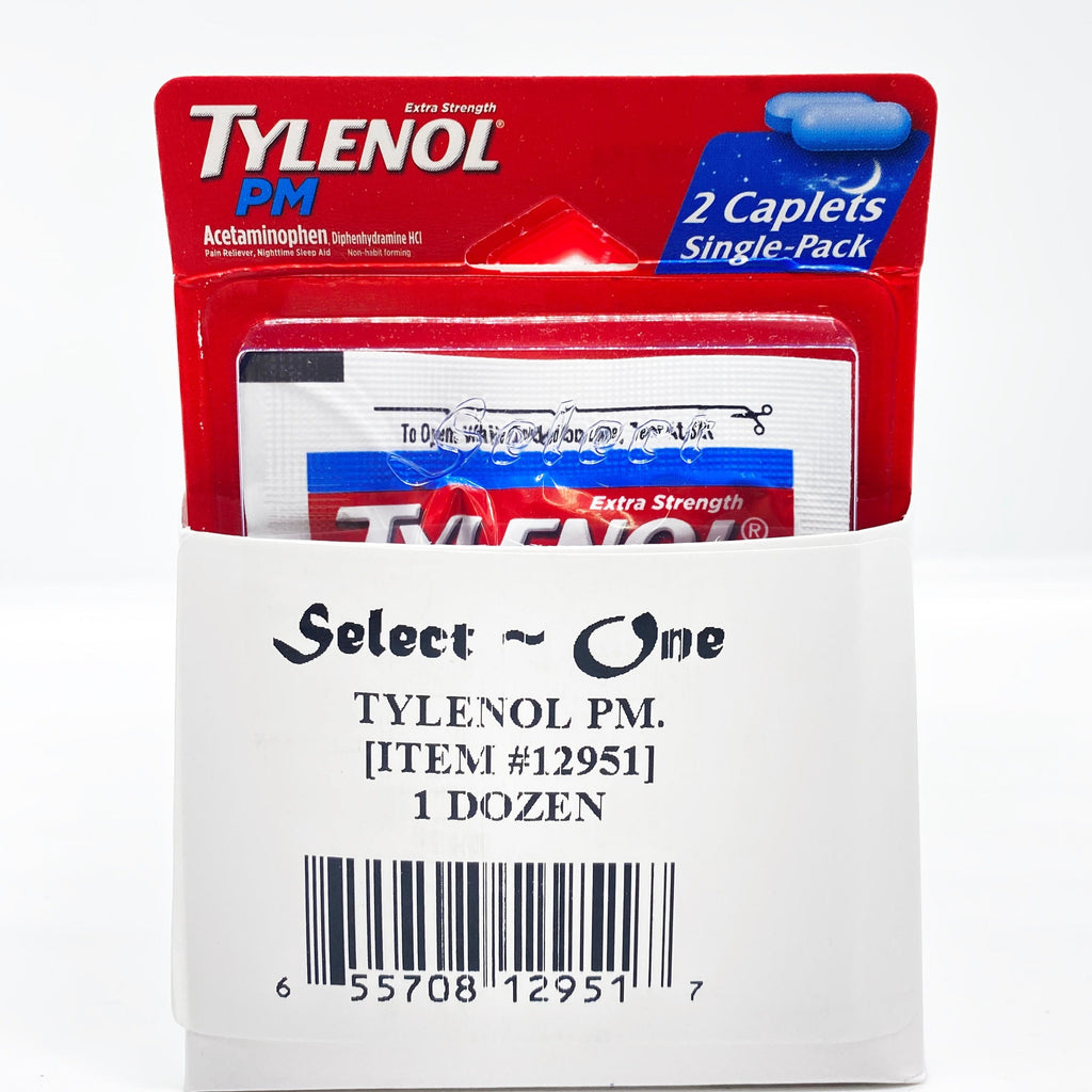 Blister Pack: Tylenol PM 2's (12CT)