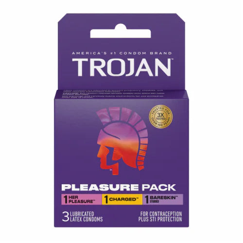 Trojan Pleasure Pack 3's (6CT)