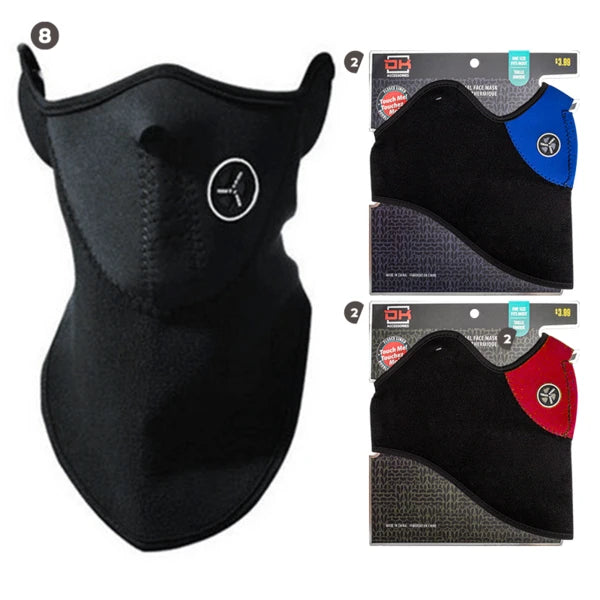 Thermaxxx: Windproof Half Face Mask w/Vent (12CT) - 14100