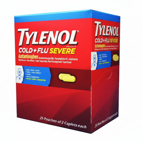 Tylenol Cold+Flu Severe Loose Box - 25CT