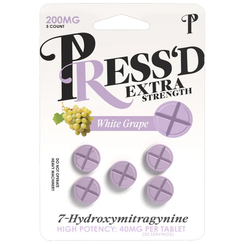 Press'd Extra Strength Capsules: White Grape (10CT)