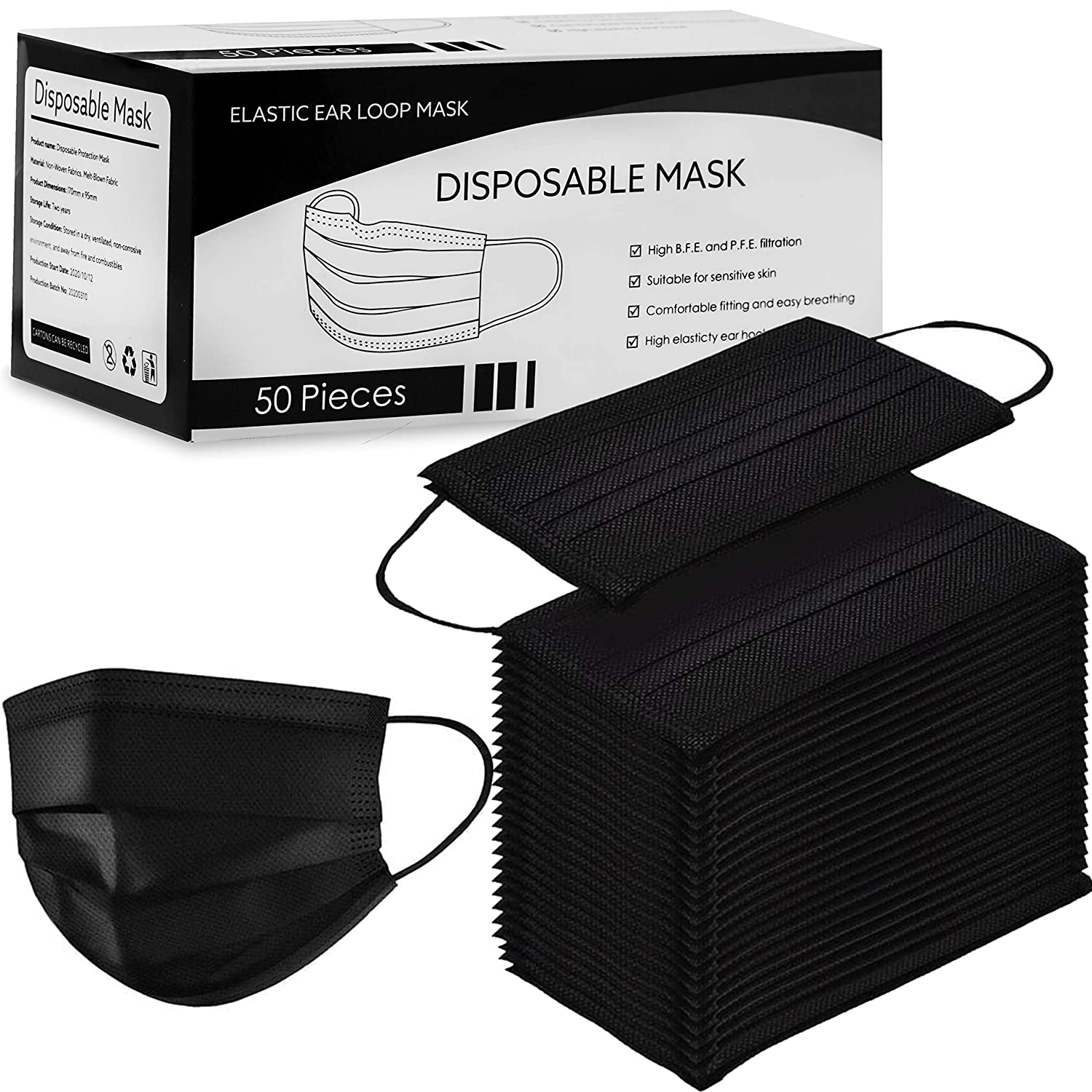 Three Ply Mask Box (50CT)
