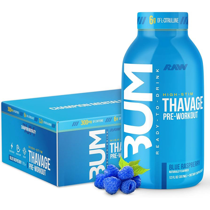 Raw Thavage Pre-Workout RTD (12CT)