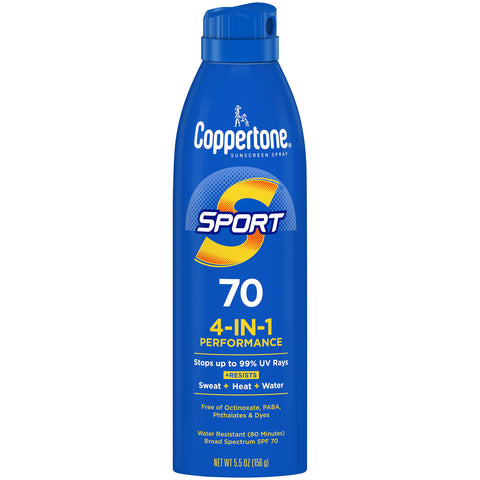 Coppertone Sport 4-in-1 Spray SPF70 - 5.5oz